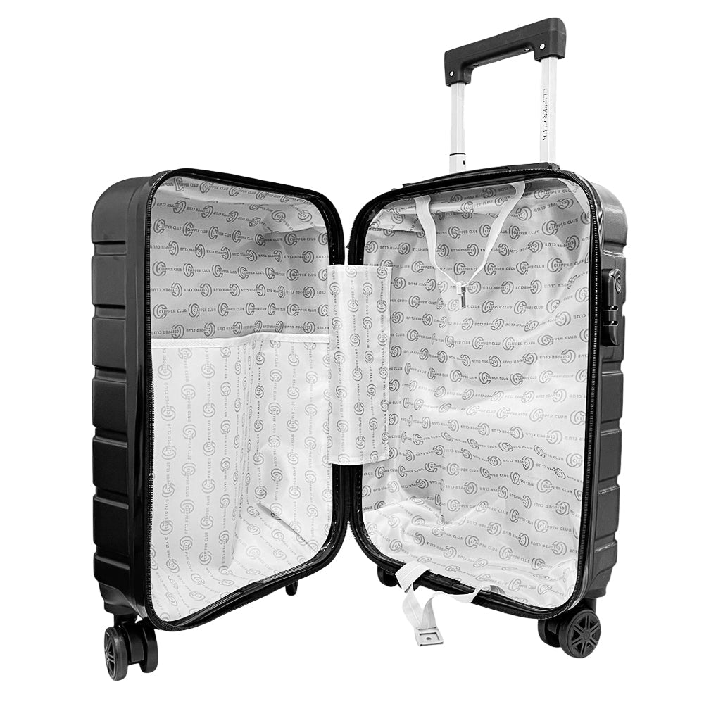 Maleta Para Viaje Clipper Club de 20" / Negra / Con Ruedas - Clipper Club - Titan.com.pa - 7450014587616