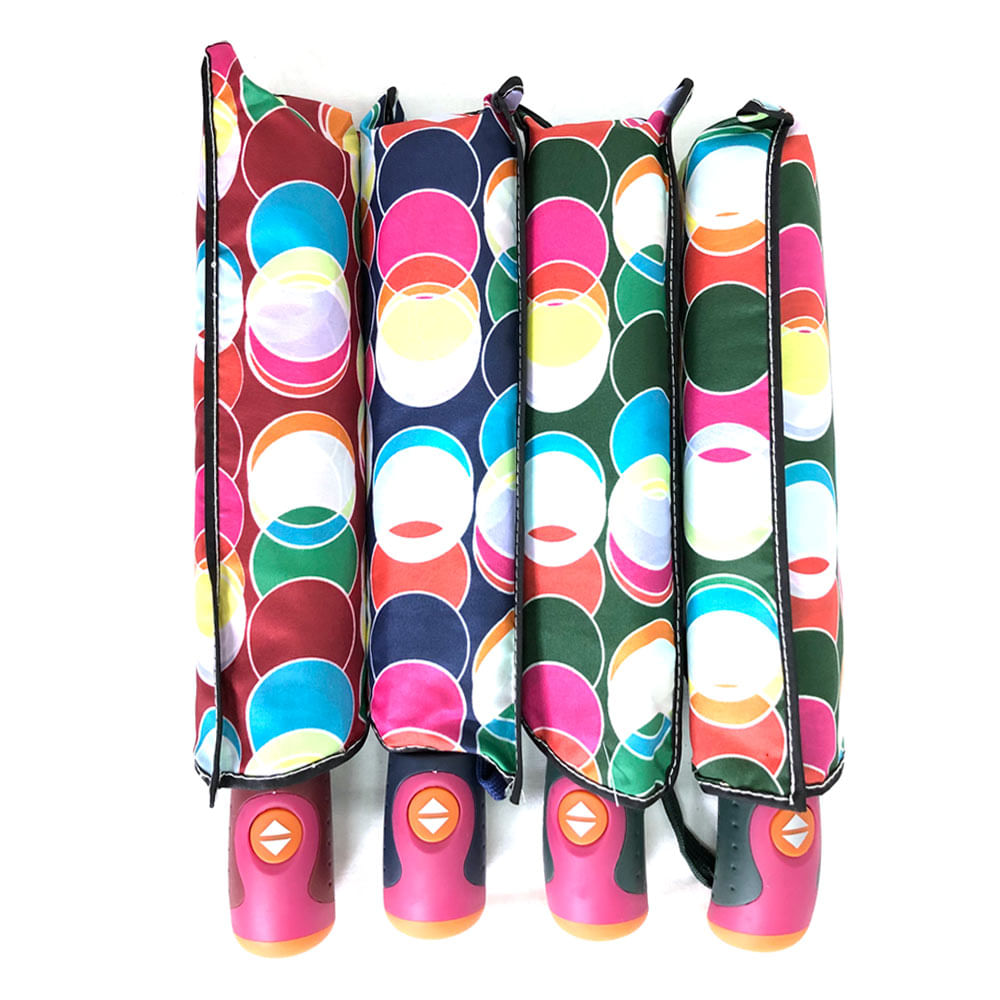 Paraguas Con Botón Automático Plegable Home Elegance - Surtido