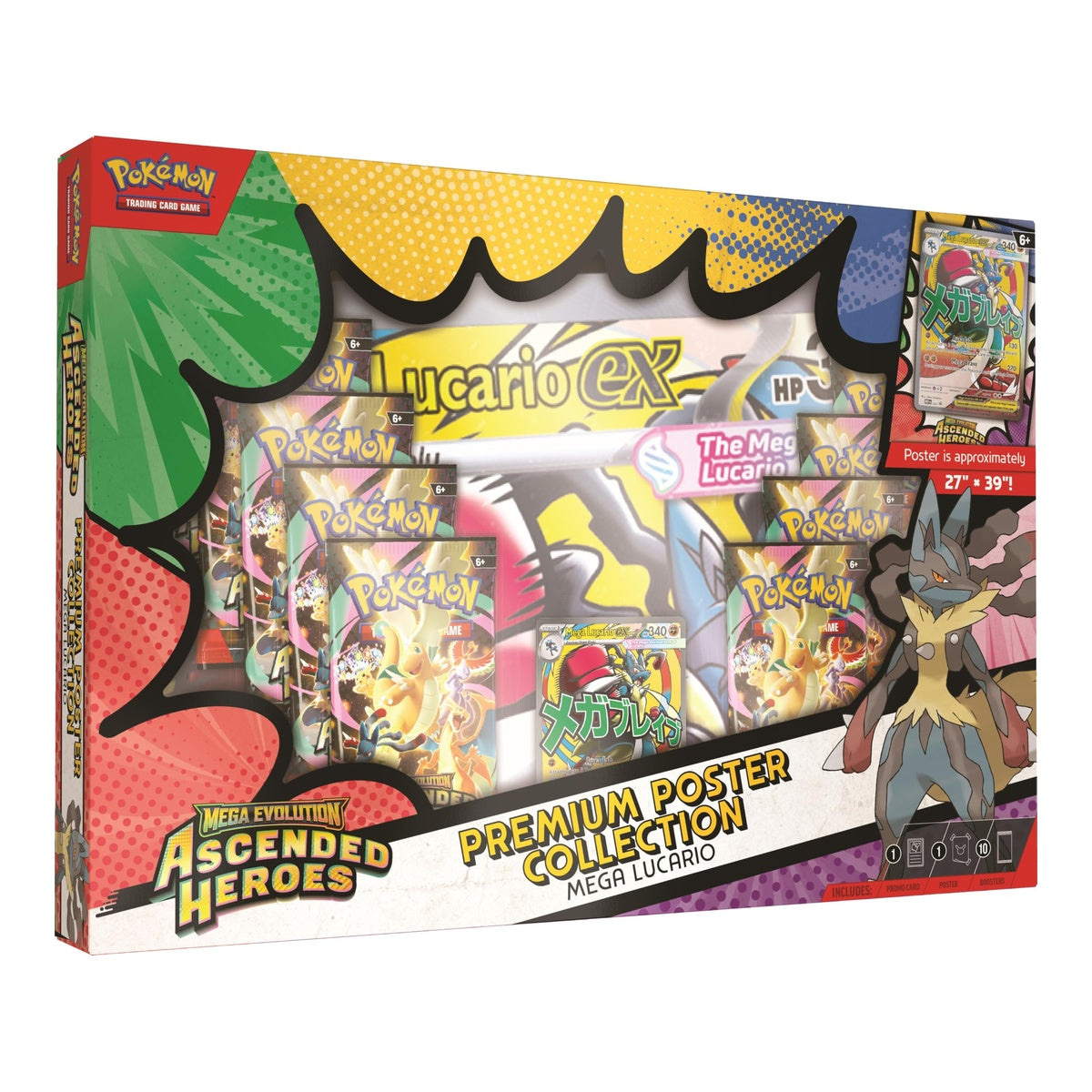 Colección Premium con Póster Pokémon Mega Evolución Ascended Heroes - POKEMON - 11145288