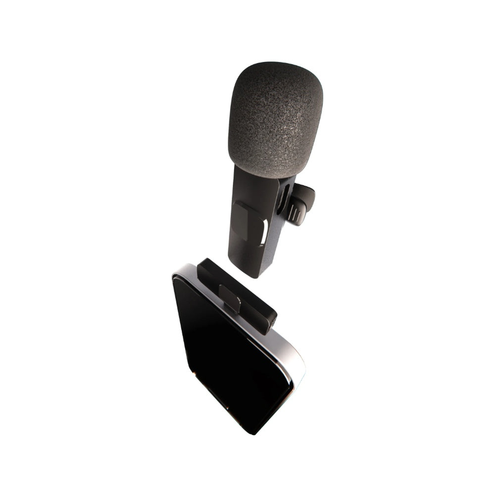 Micrófono Inalámbrico Lavalier Chargeworx CX5299BK - CHARGEWORX - 11149349