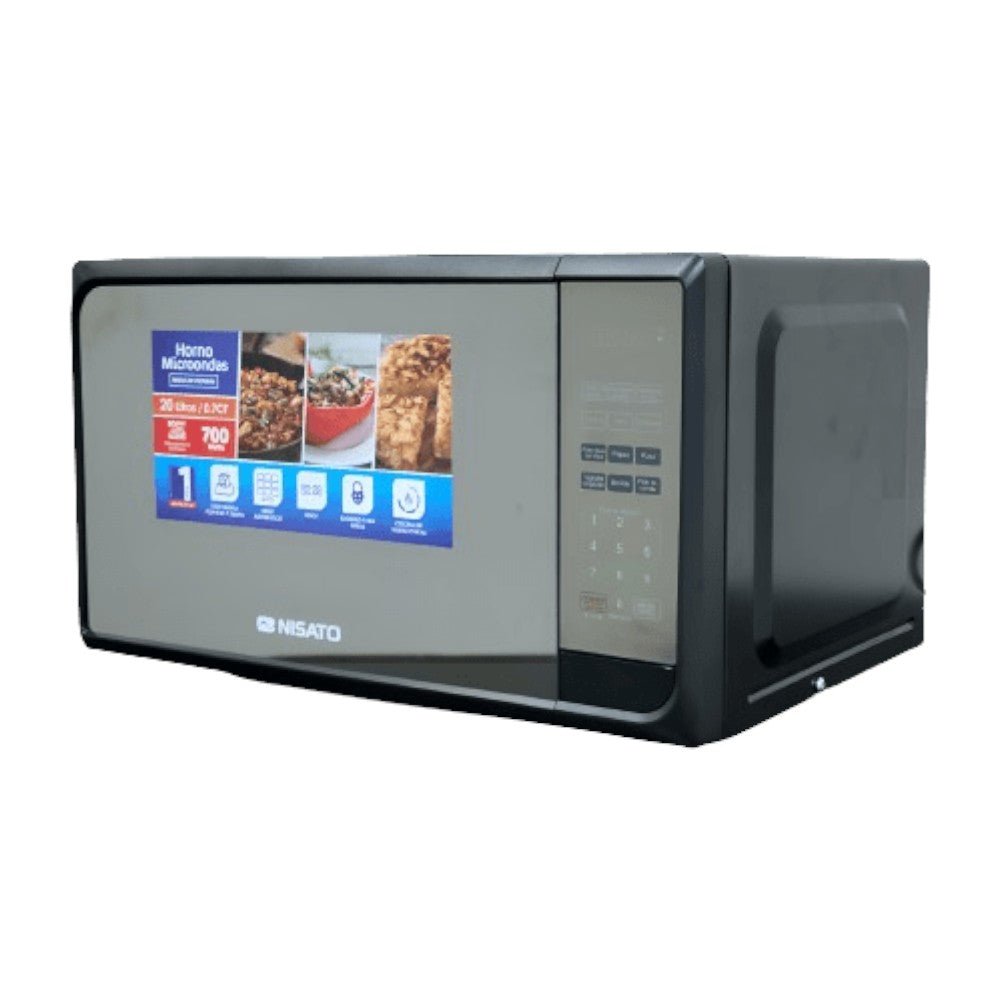 Microonda Nisato 20 Litros (0.7 pies3) / Negro - Nisato - Titan.com.pa - 112100007909
