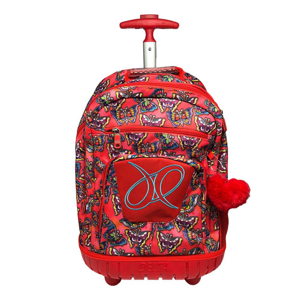 Mochila C/Ruedas 17" Delta Niña Estamp