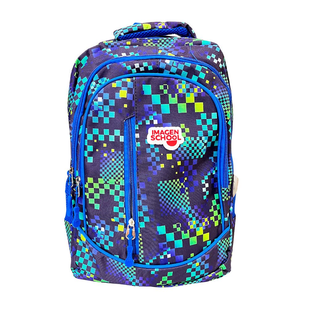 Mochila Escolar Imagen School Para Niño / Con Estampado Geométrico / Surtida - Imagen School - Titan.com.pa - 2100000781959