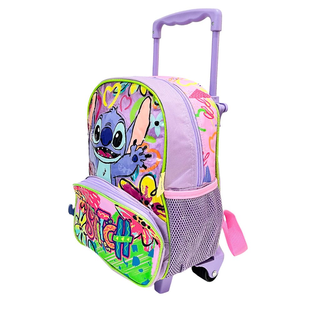Mochila Escolar Stitch Lentejuela c/Ruedas 12" - Stitch - Titan.com.pa - 7450217056919