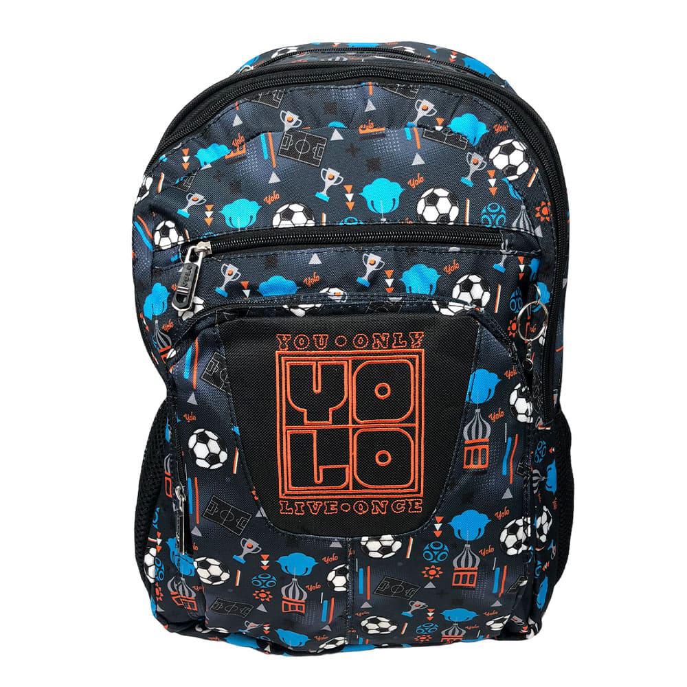 Mochila Yolo Estampada de 17" - Surtido