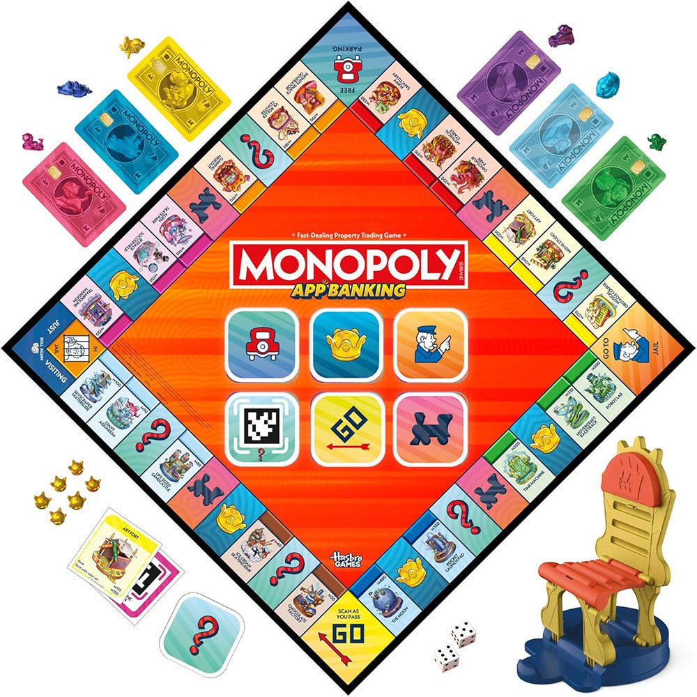 Monopoly App Banking / Hasbro Games - Hasbro Games - Titan.com.pa - 195166298924
