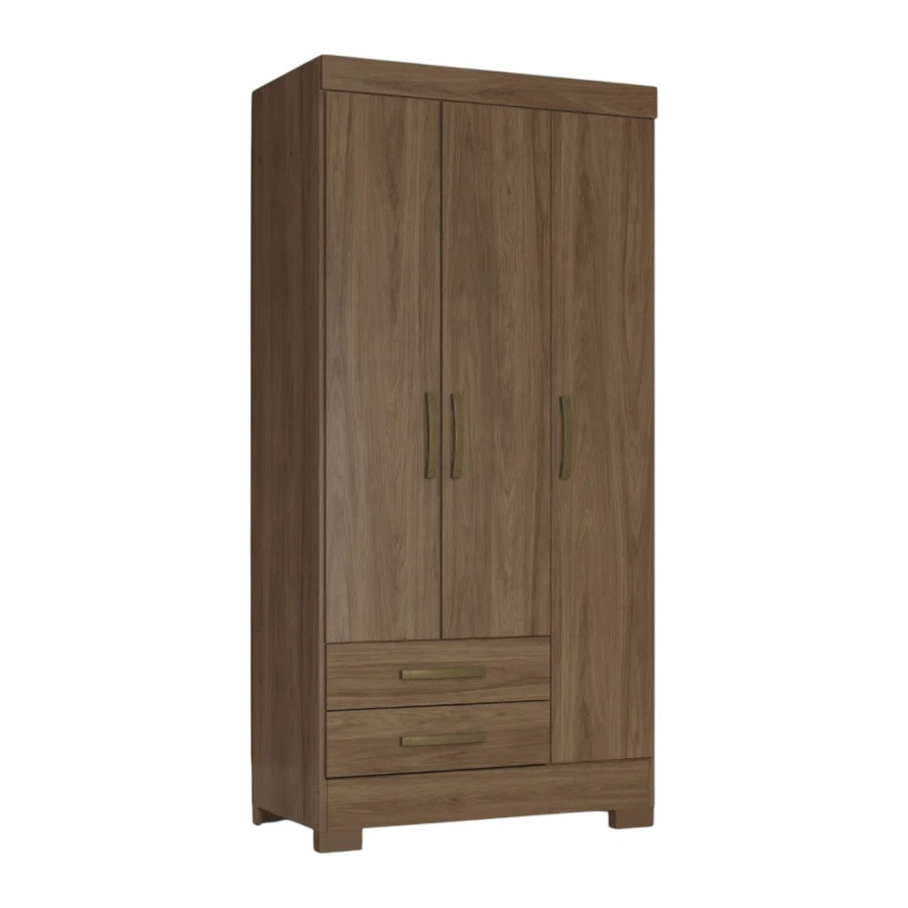 Closet MDF Henn / 3 Puertas / Castaño