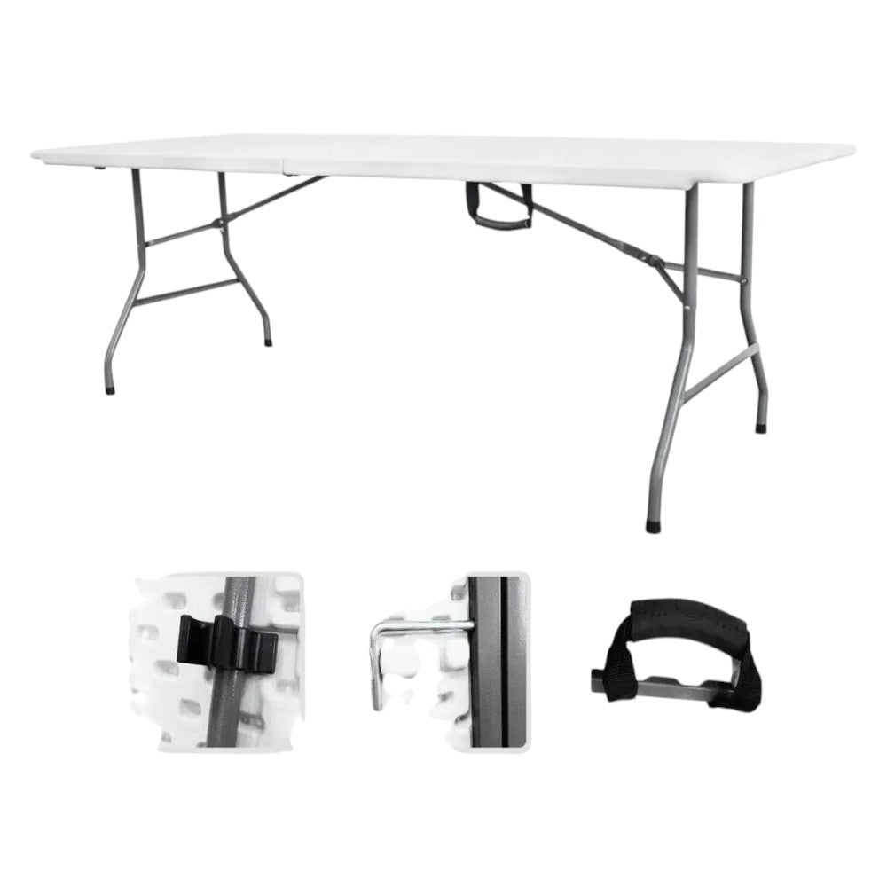 Mesa Plegable Home / Rectangular / Blanco