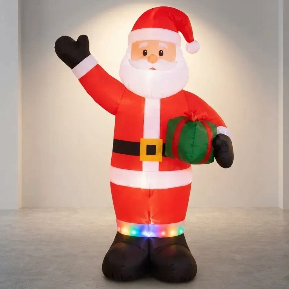 Muñeco Inflable Santa 1.5M C/Luz - Christmas Elegance