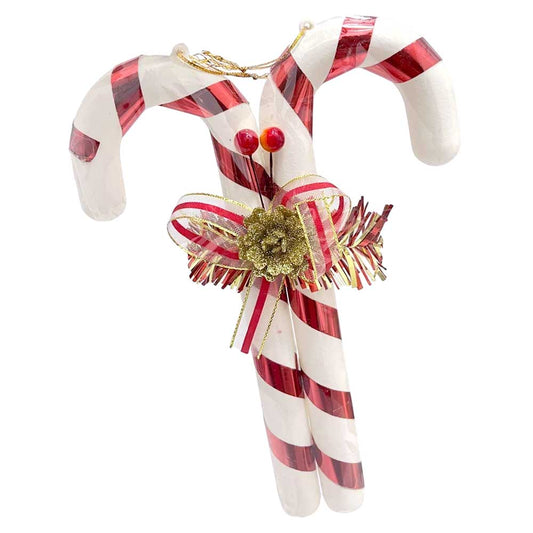 Adornos Decorativos Bastones / Christmas Elegance / 21 cm