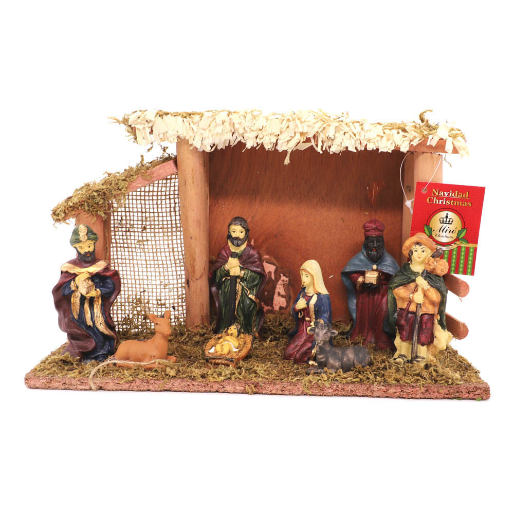 Nacimiento Miro Christmas 19 cm x 30 cm x 10 cm 8 Piezas