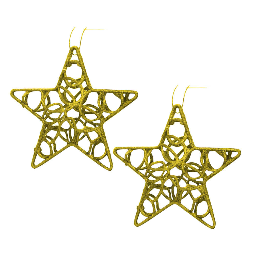 Adorno de Navidad Miró Christmas Estrella 2 Piezas