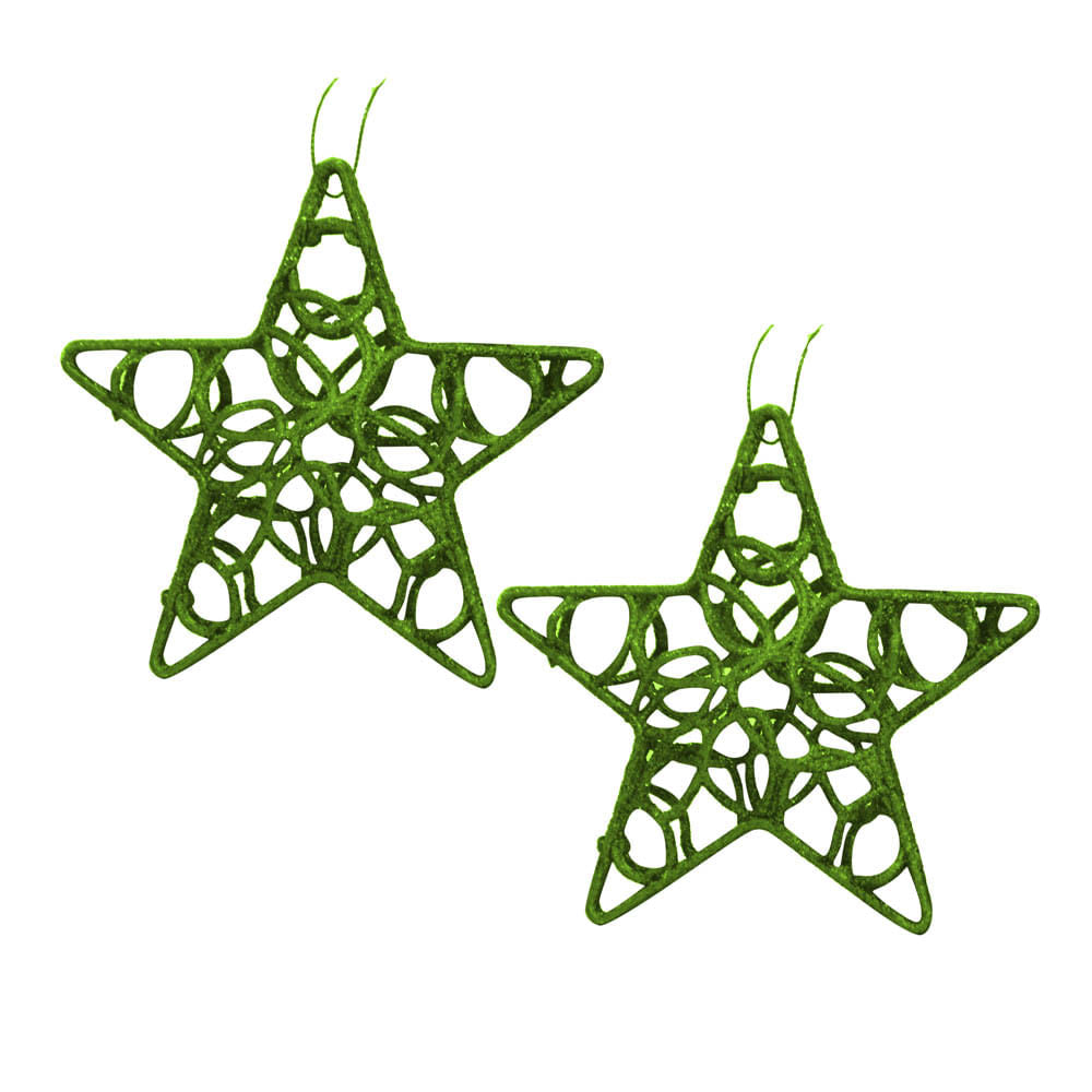 Adorno de Navidad Miró Christmas Estrella 2 Piezas