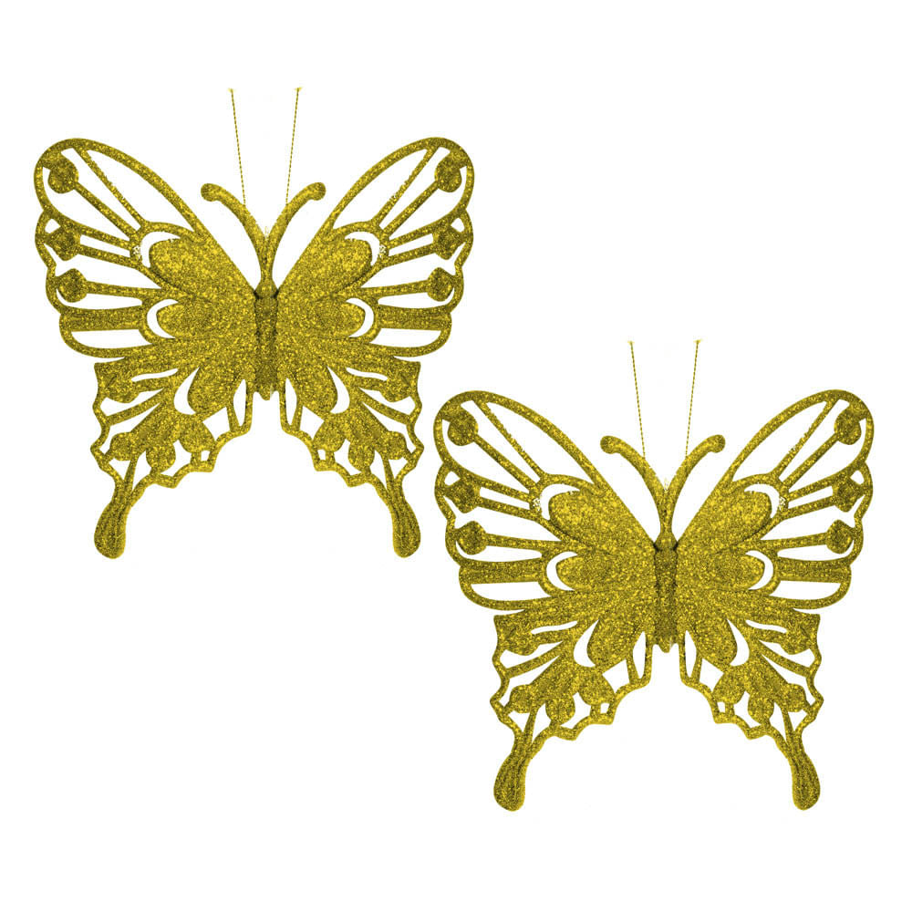 Adorno de Navidad Miró Christmas Mariposa 2 Piezas