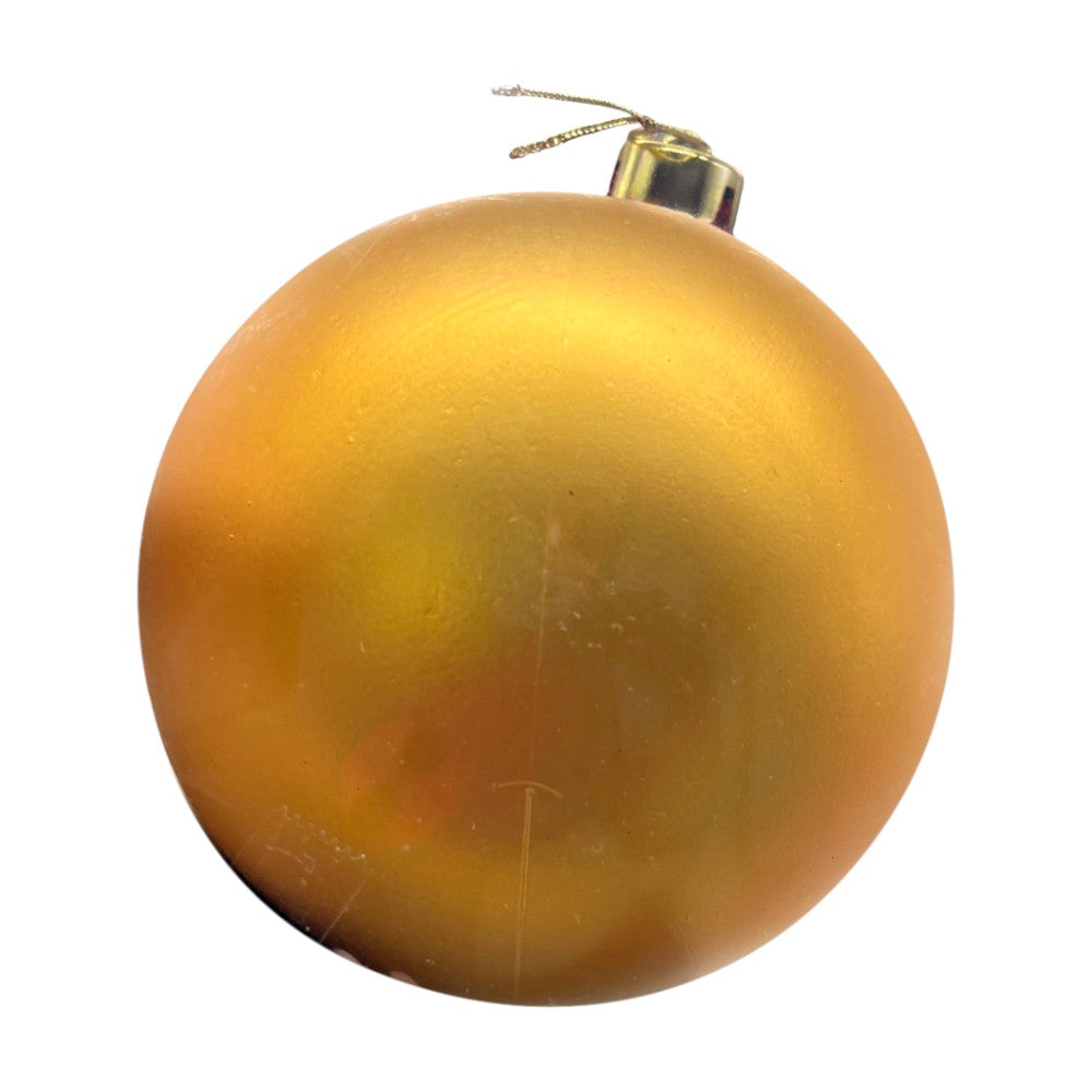 Bola Navideña Lisa Maranelo Christmas de 15Cm - Dorado Mate