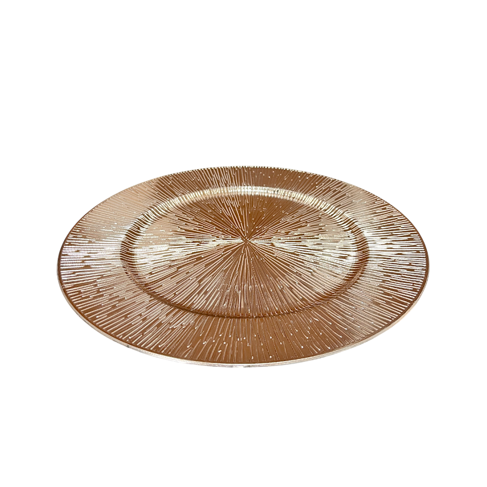 Plato Decorativo 30 Cm Rose Gold