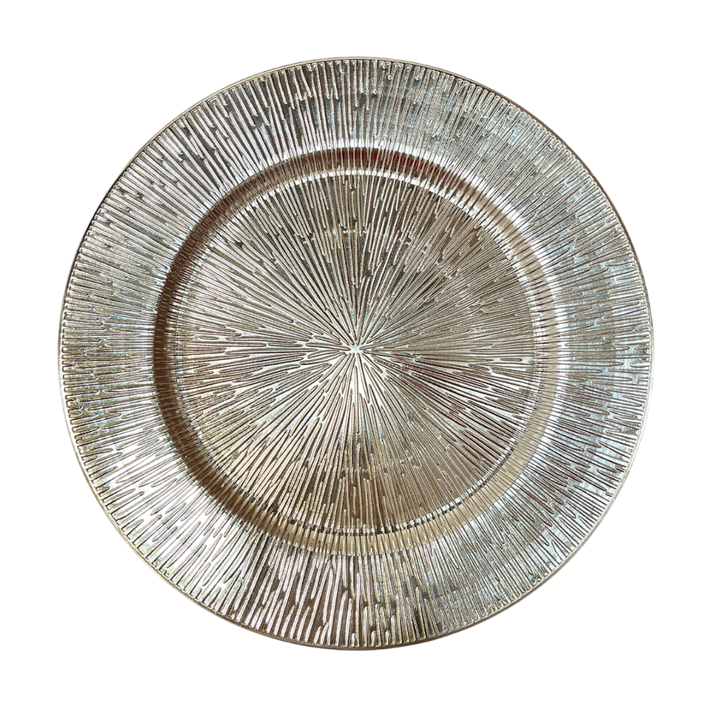 Plato Decorativo 30 Cm Dorado