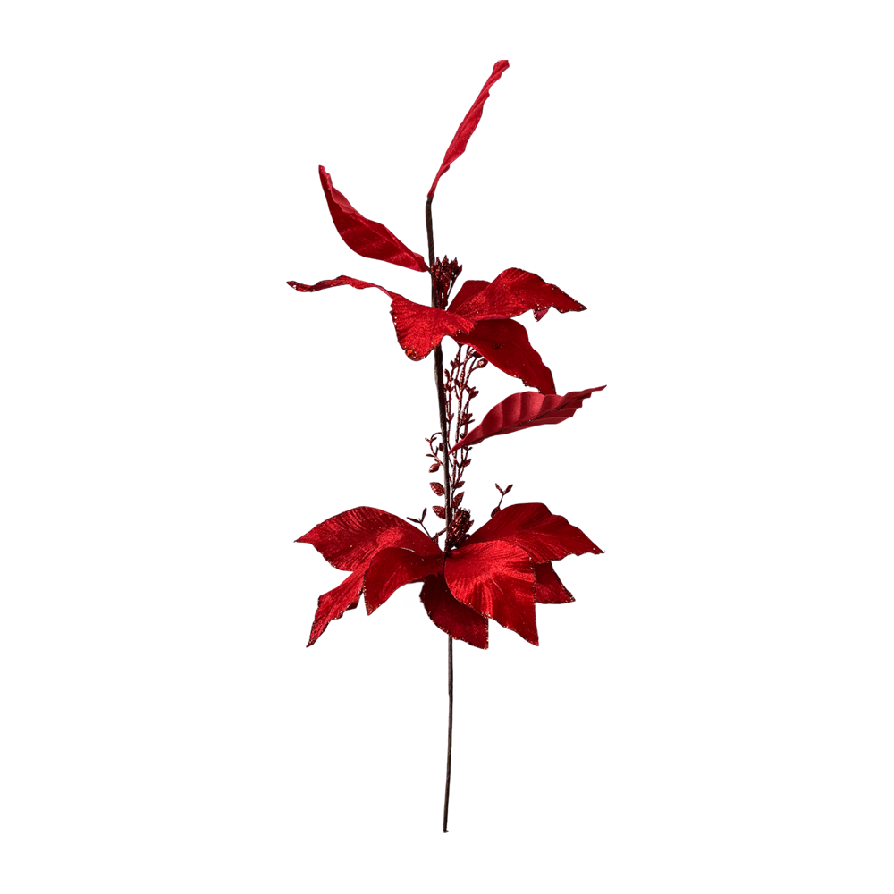 Espiga Navideña 70 Cm Red