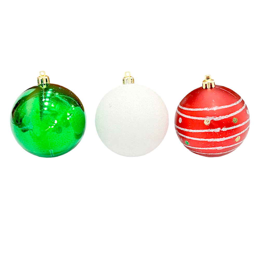 Bolas Navideñas Maranelo Christmas 10 Piezas de 7Cm / Surtidas