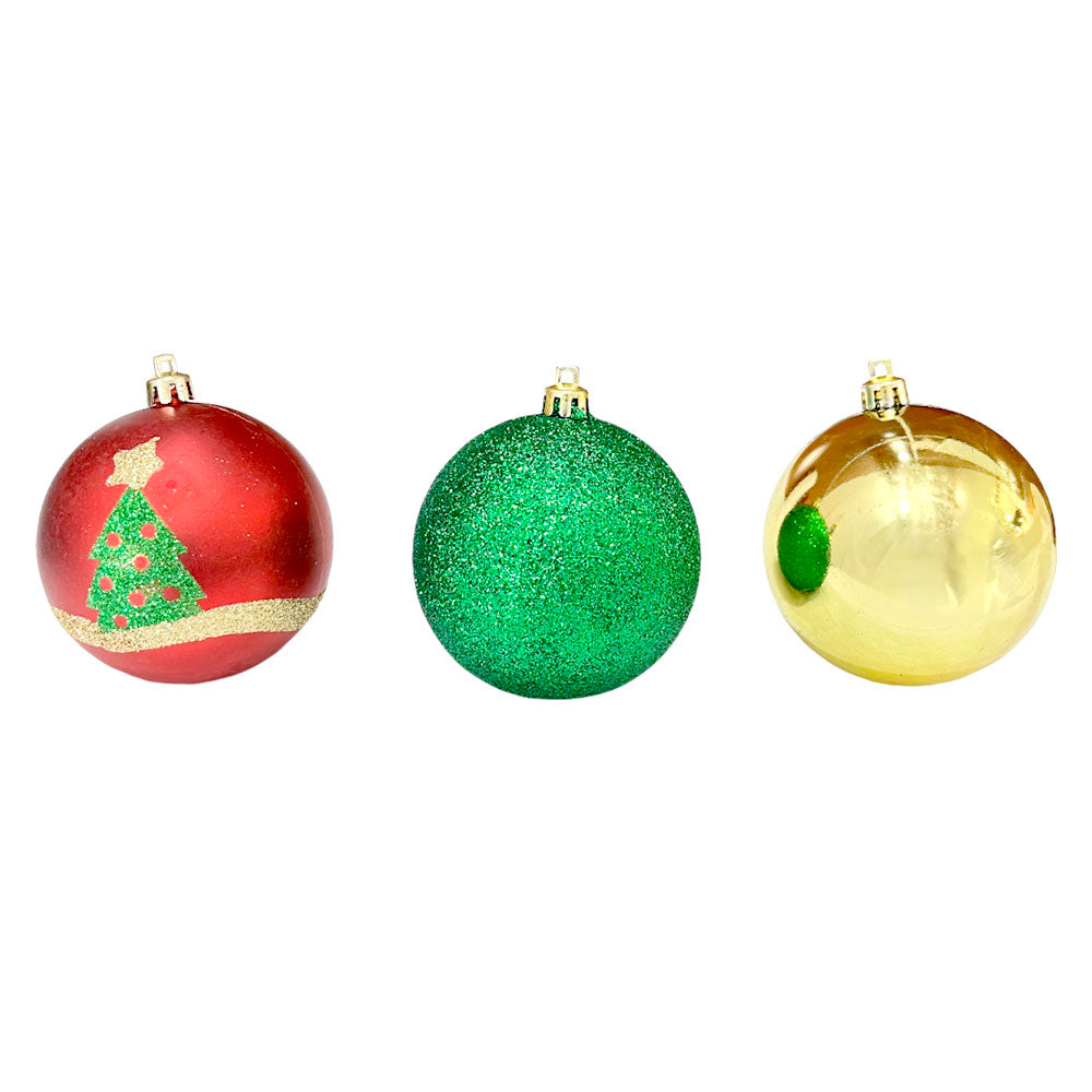 Bolas Navideñas Maranelo Christmas 10 Piezas / 7Cm / Brillante-Mate