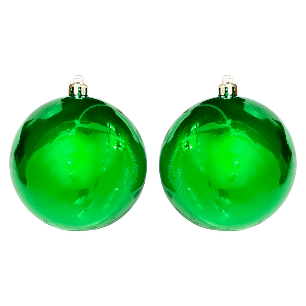 Bolas Navideñas Maranelo Christmas de 8Cm / 6 Piezas / Verde Perlado