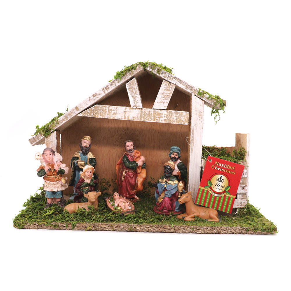 Nacimiento Miro Christmas 10 cm x 30 cm x 4 cm 9 Piezas