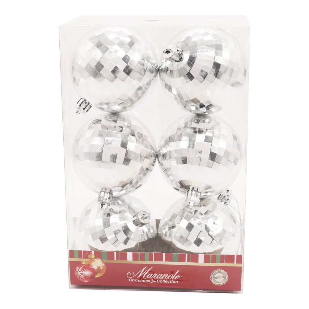 Bolas de Navidad Maranelo Christmas 7 cm 6 Piezas
