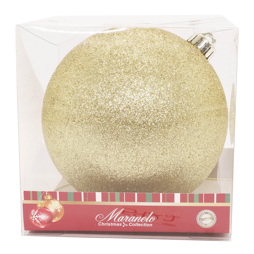 Bola de Navidad Maranelo Christmas escarchada 15 cm