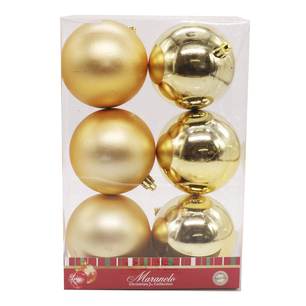 Bolas de Navidad Maranelo Christmas 8 cm 6 Piezas