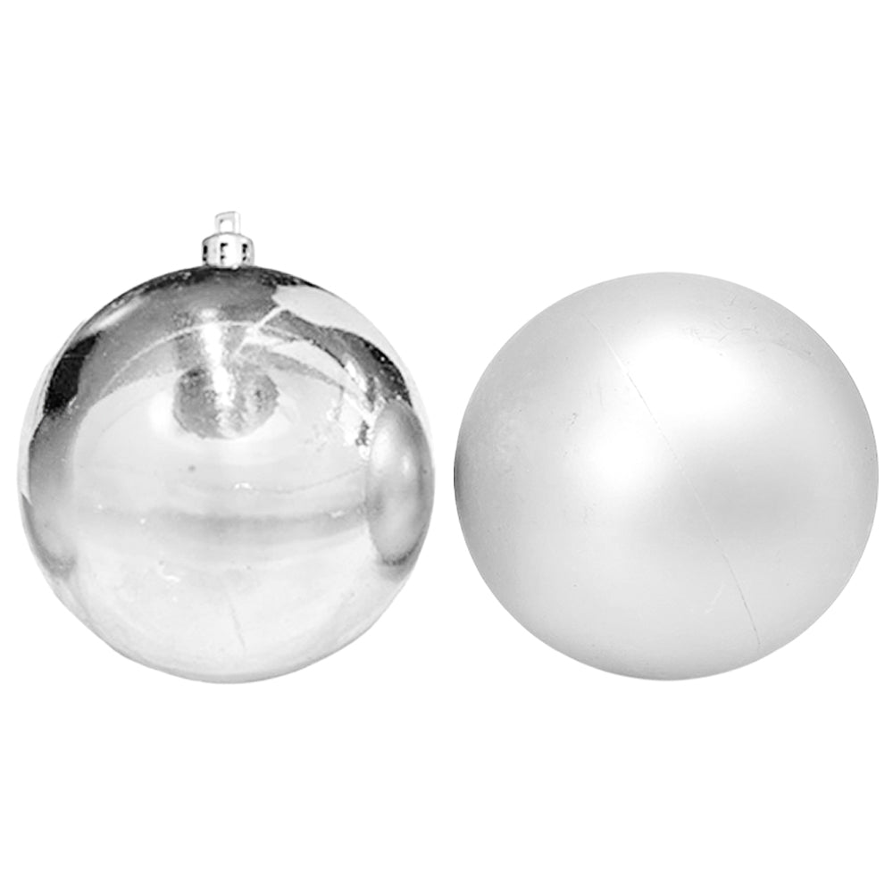 Bolas de Navidad 10 Piezas / Plateado / Maranelo Christmas / 7 cm