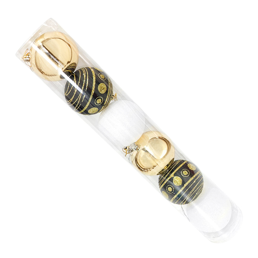 Bola Navideña 6 Pzas Decorativa / Brillante 8 cm / Maranelo Christmas