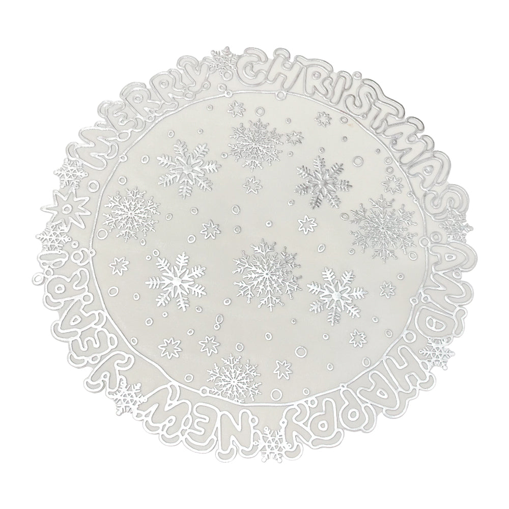 Individual Plástico Navidad / Surtido / Christmas Elegance