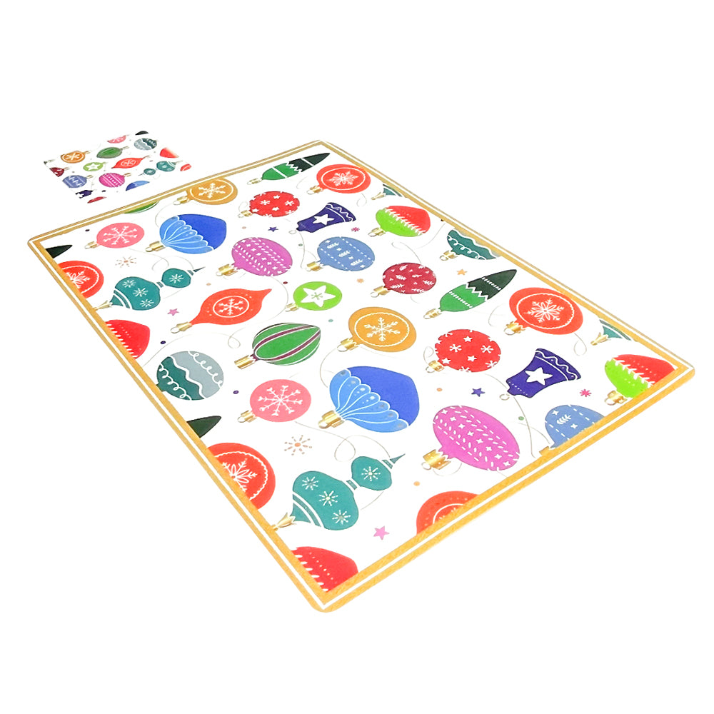 Individual Navideño Plástico / Set de 8 Piezas – Miro Christmas