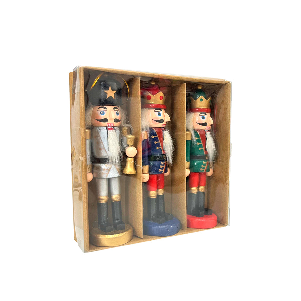 Ornamento Navideño Cascanueces / 3 Piezas / Christmas Elegance