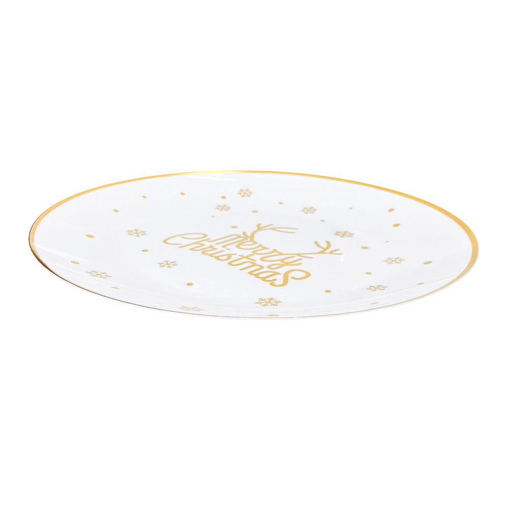 Plato Llano 10" Navidad 6 Piezas / Christmas Elegance