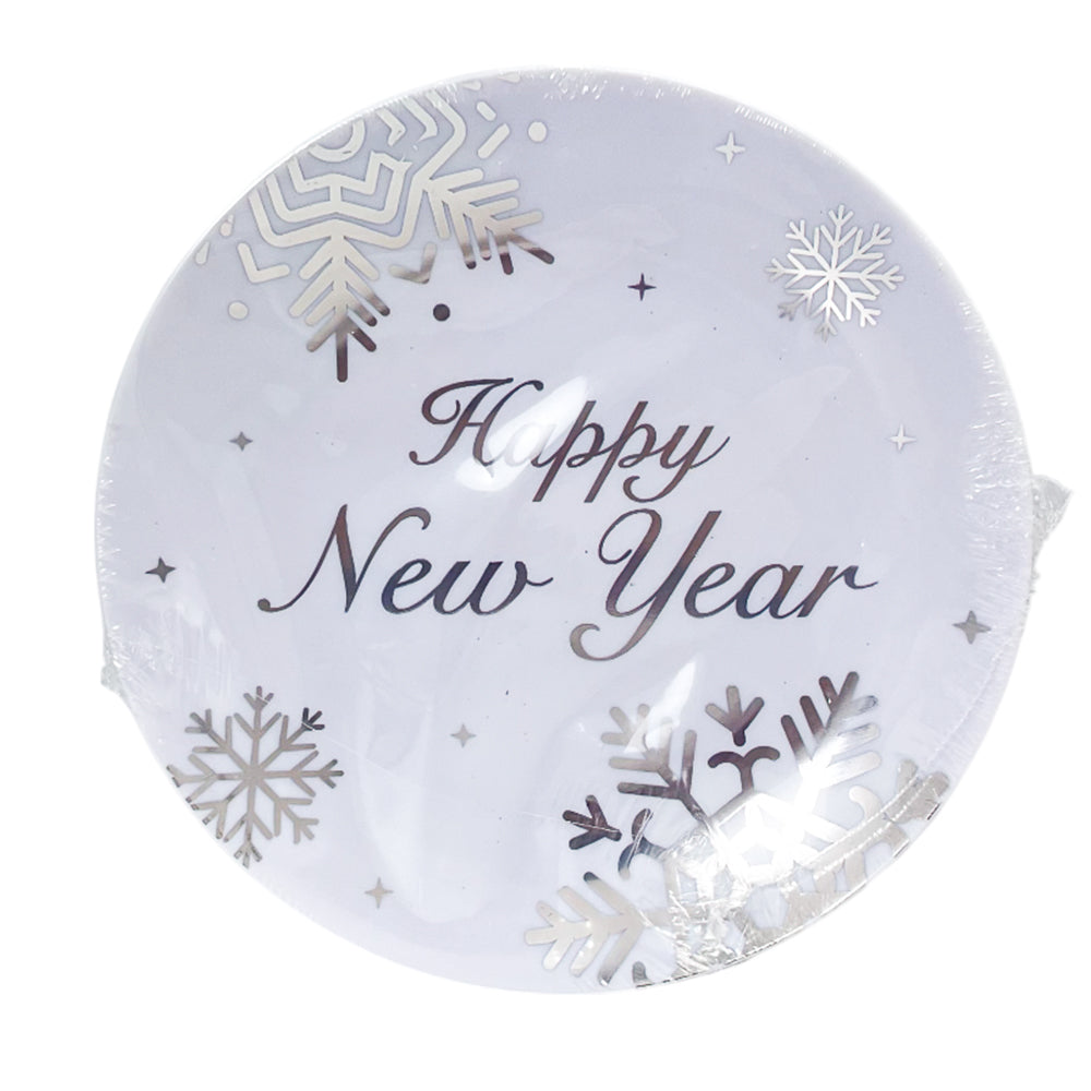 Plato Llano Navideño 7.5” – Set de 6 Piezas / Christmas Elegance