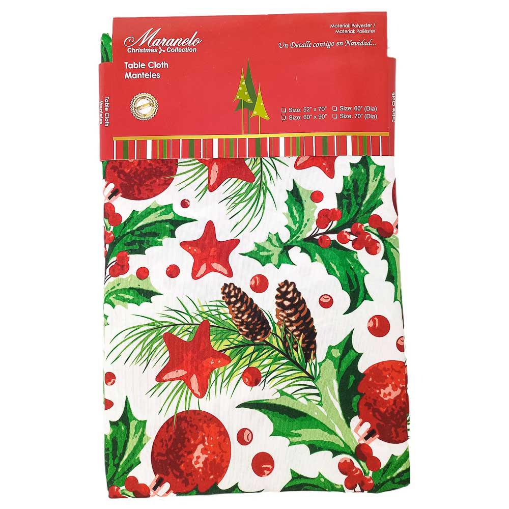 Mantel Navideño Para Mesa Maranelo Christmas 60" x 90"