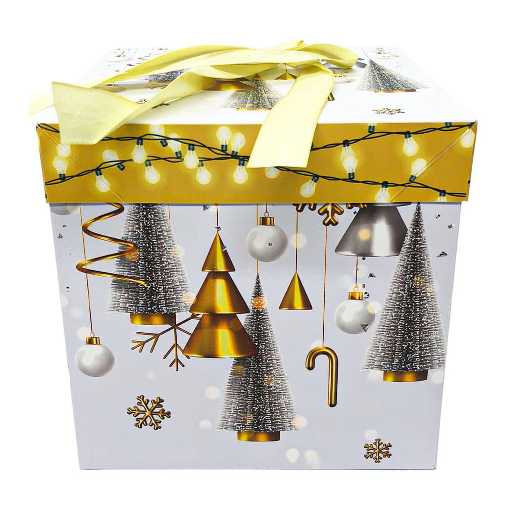 Caja Regalo Maranelo christmas S 15 cm X 15cm Surtido Gold