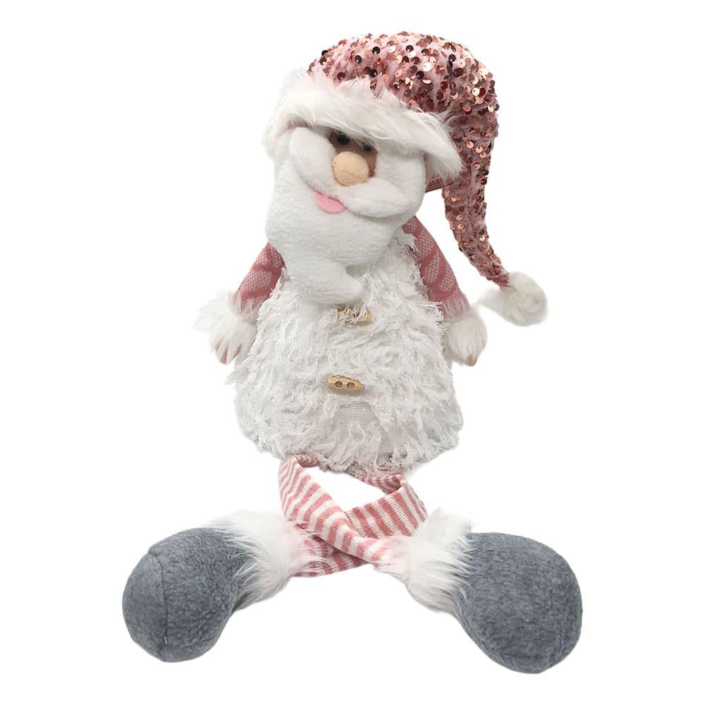 Adorno Miro Christmas Navi Santa/Hnieve 21cm Rose