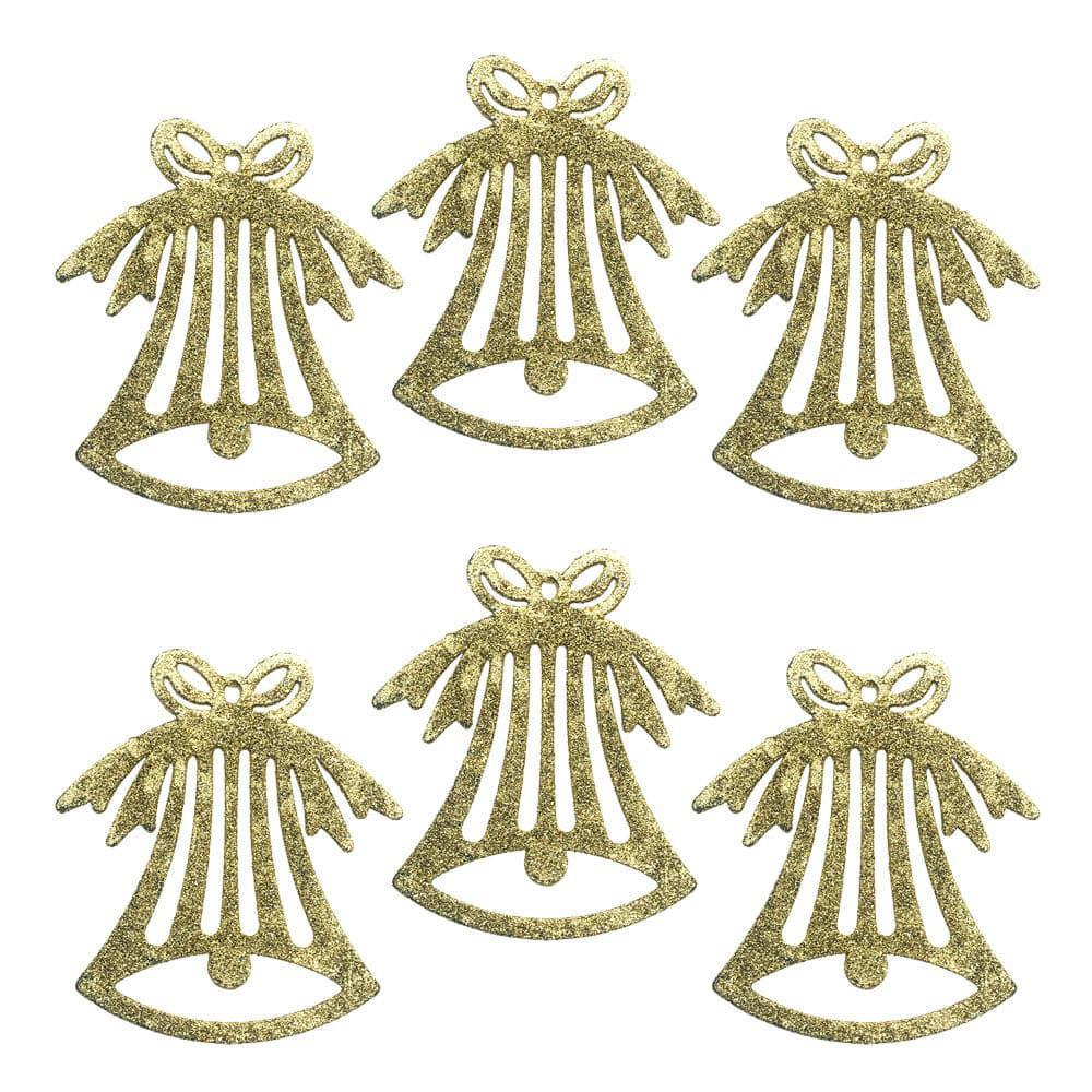 Adorno Navideño Miró Christmas de Campana 6 Piezas