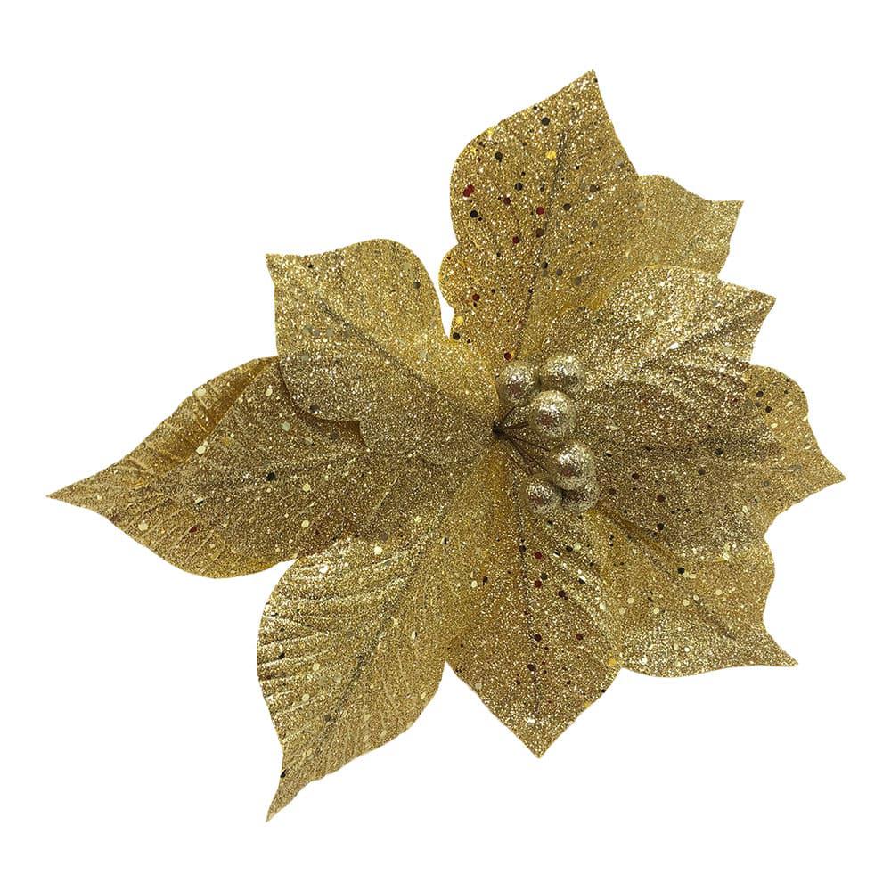 Flor Navideña Montefiori Christmas 21 cm