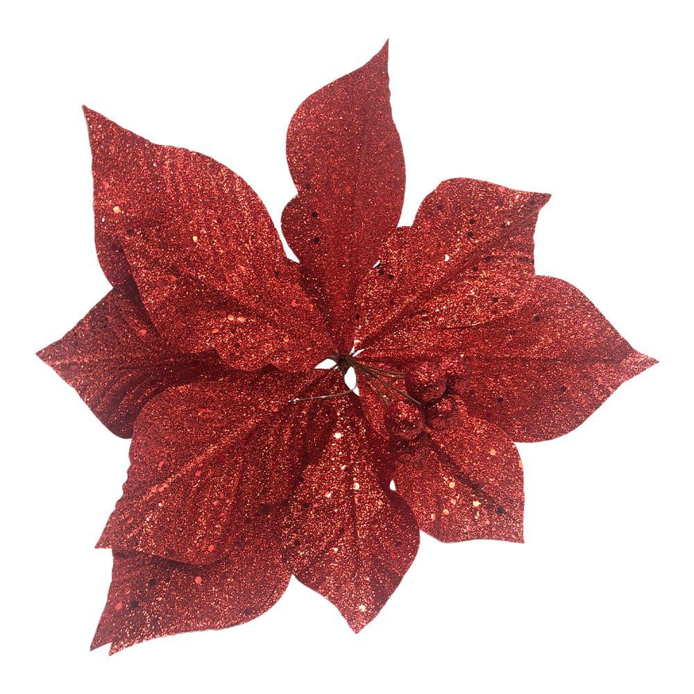 Flor Navideña Montefiori Christmas 20 cm