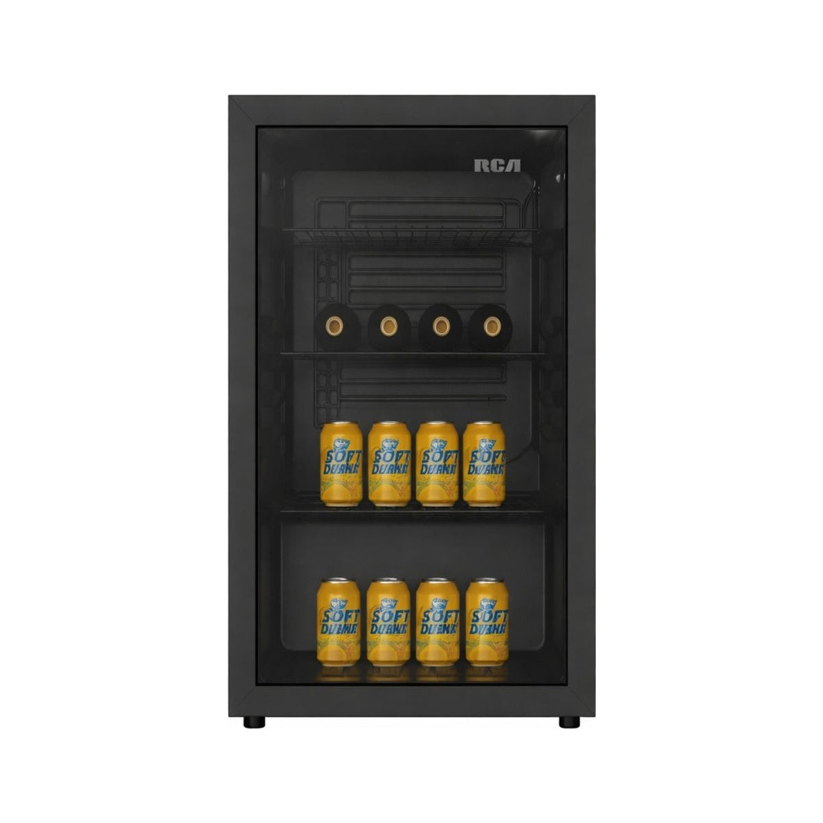 Nevera RCA 3.3 Pies Cúbicos Mini Bar Vidrio Temperatura Negro - RCA - 11175235