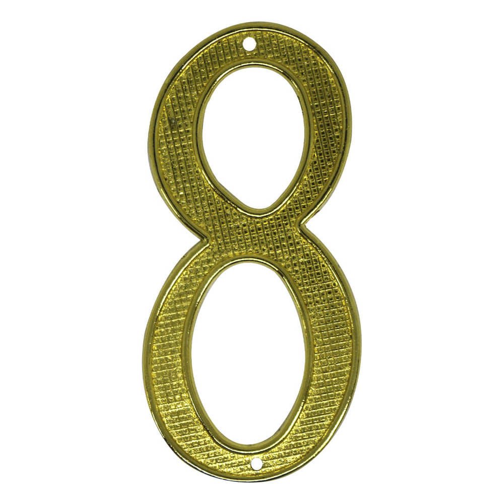 Número Para Puerta N°8 Best Value de Metal 4"