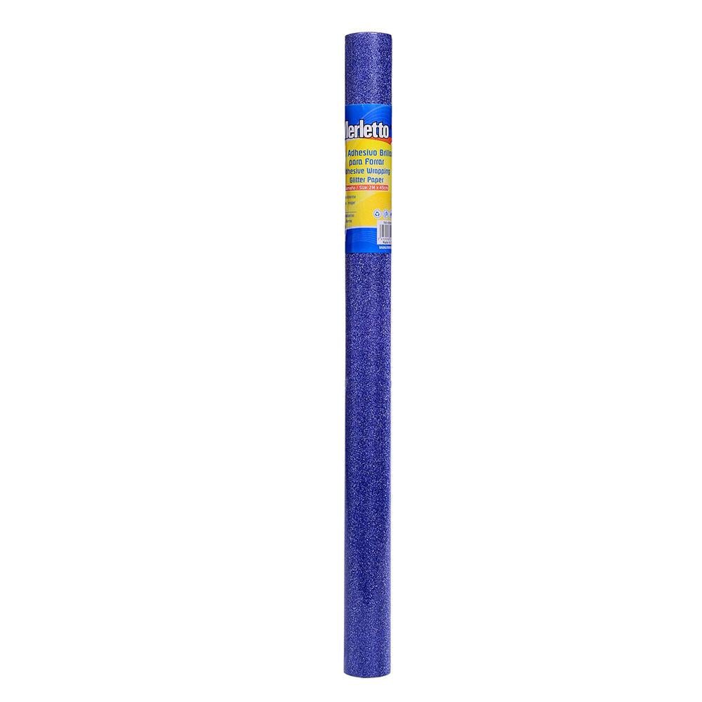 Papel Adhesivo Merletto Azul 2 m