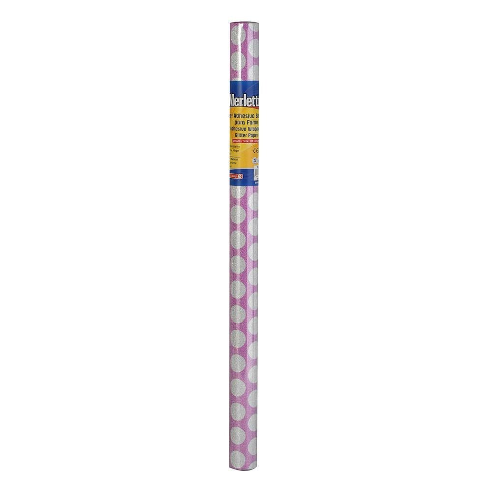 Papel Adhesivo Merletto Rosa 2m x 45 cm