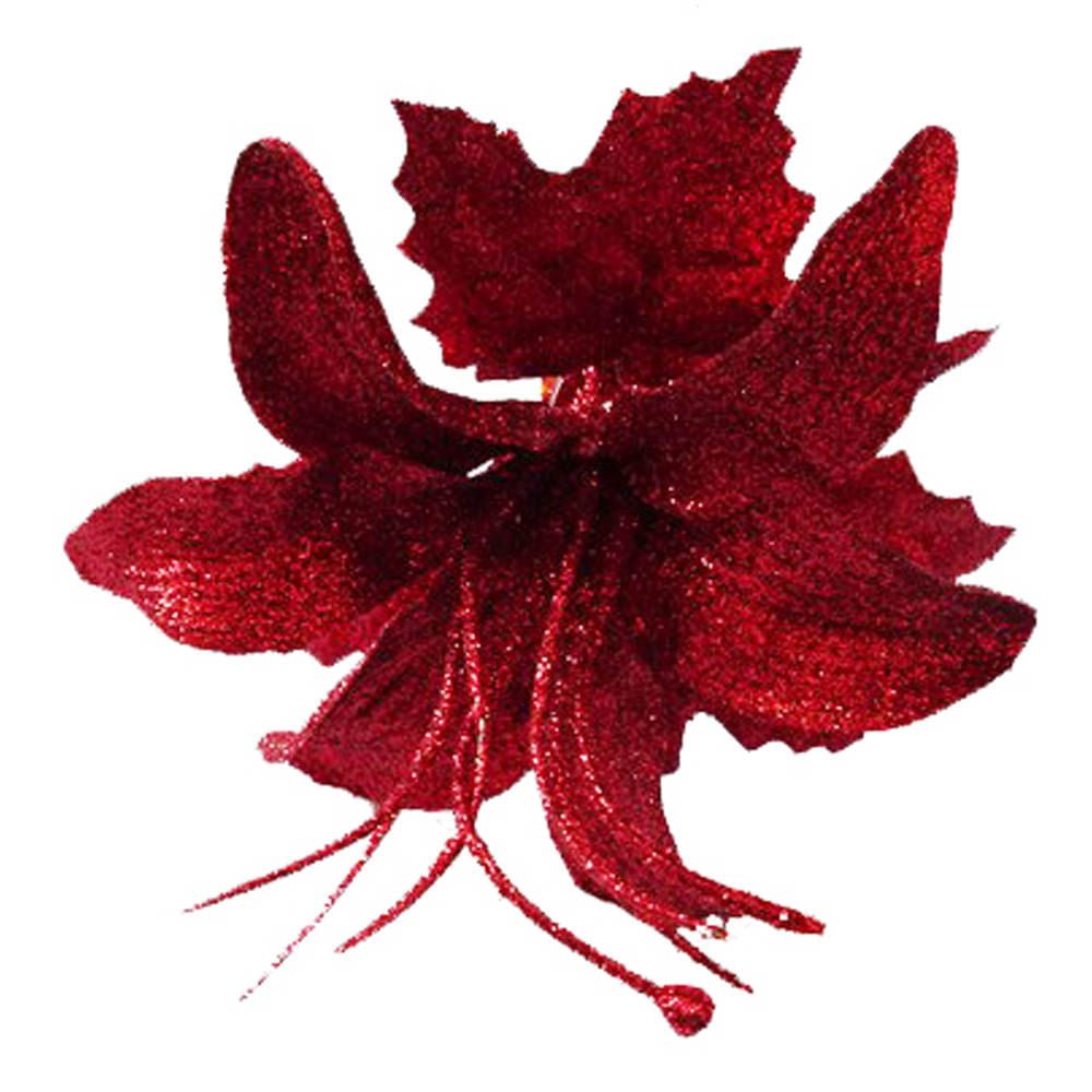Pick Navideño Montefiori Christmas Flor 17 cm