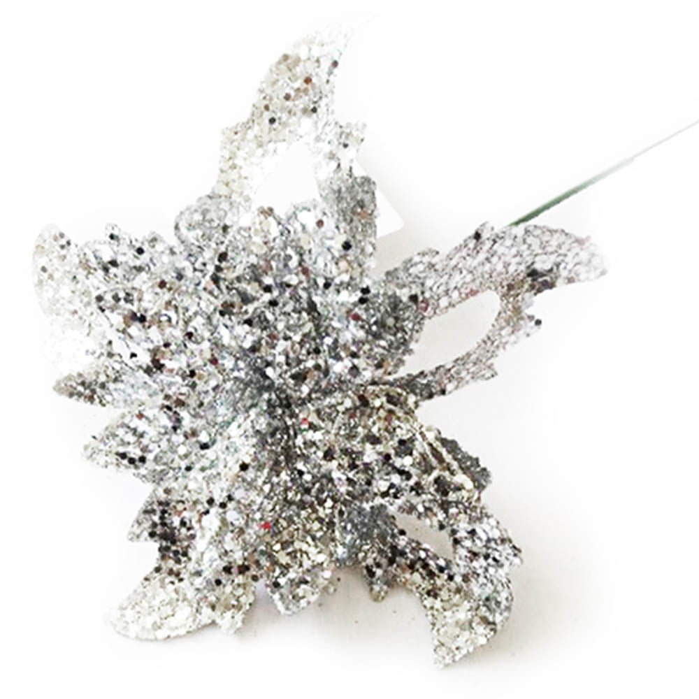 Pick Navideño Montefiori Christmas Flor 17 cm