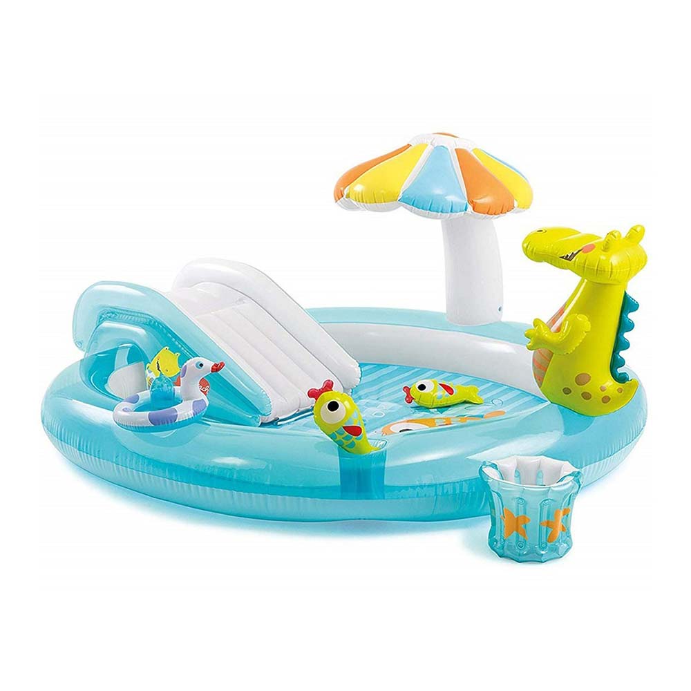 Piscina Centro de Juego Intex Cocodrilo 201 cm x 170 cm x 84 cm