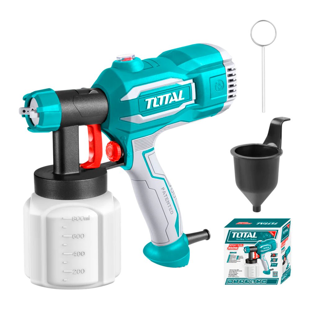 Pistola Spray Para Pintar Total /800 Ml/ 450W - Total - Titan.com.pa - 6925582194937